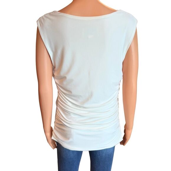 Joseph Ribkoff Sleeveless Cowl Neck Top - Picture 4 of 5